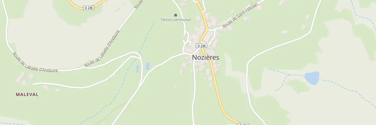 Plan du 5056 Les Hubats de Montgauchy à Nozières