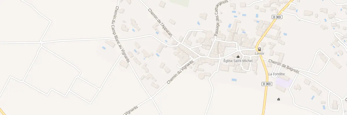Plan du 3 Rue de la Mairie à Saint-Michel-d’Euzet