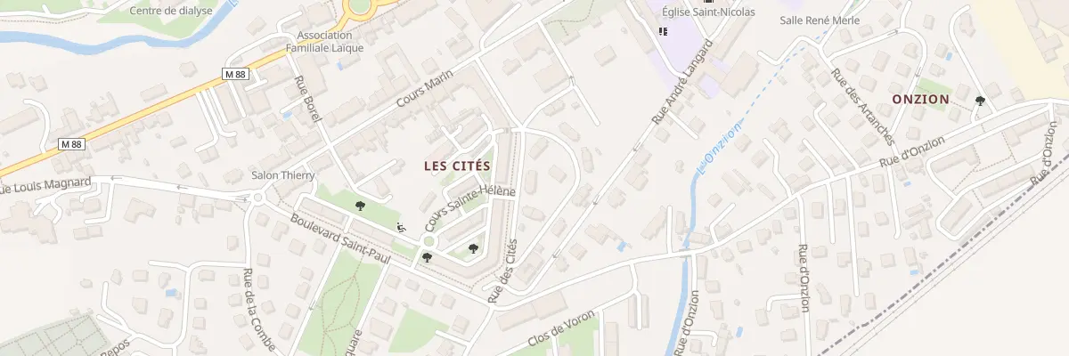 Plan du 5 Rue des Cités à L’Horme