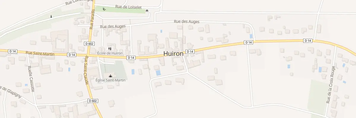 Plan du 47 Rue Saint-Martin à Huiron