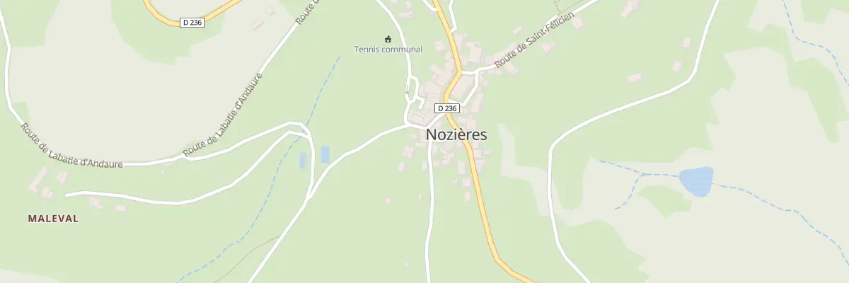 Plan du 5055 Les Hubats de Montgauchy à Nozières