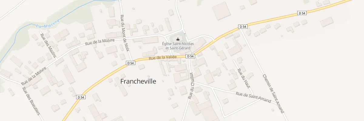 Plan du 29 Rue de la Vallee à Francheville