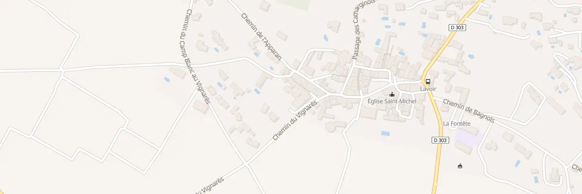 Plan du 2 Rue de la Mairie à Saint-Michel-d’Euzet