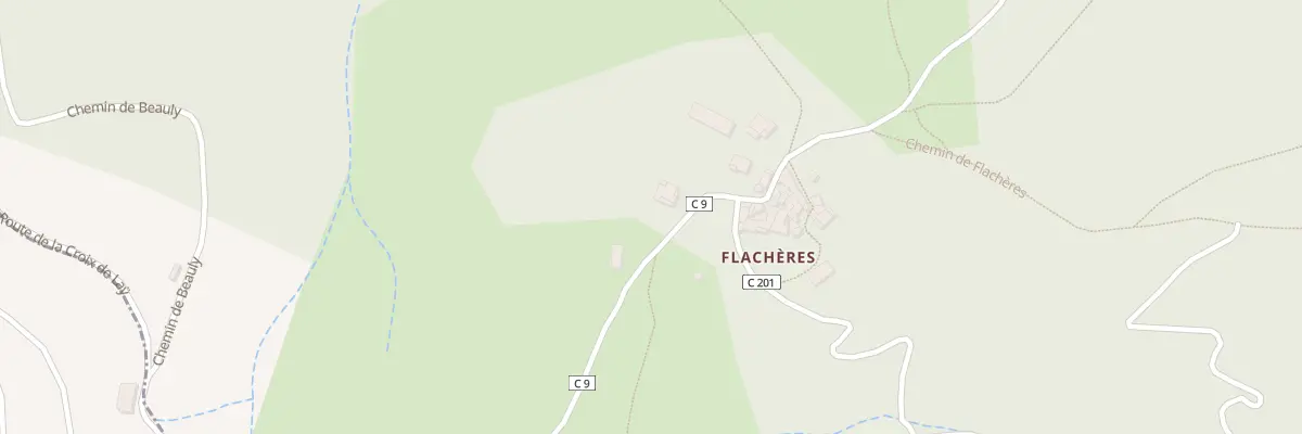 Plan du 5625 Flacheres à Veyras