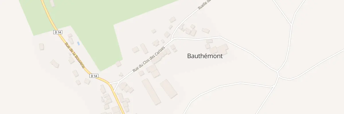 Plan du 12 Rue du Clos des Cerises à Sorcy-Bauthémont