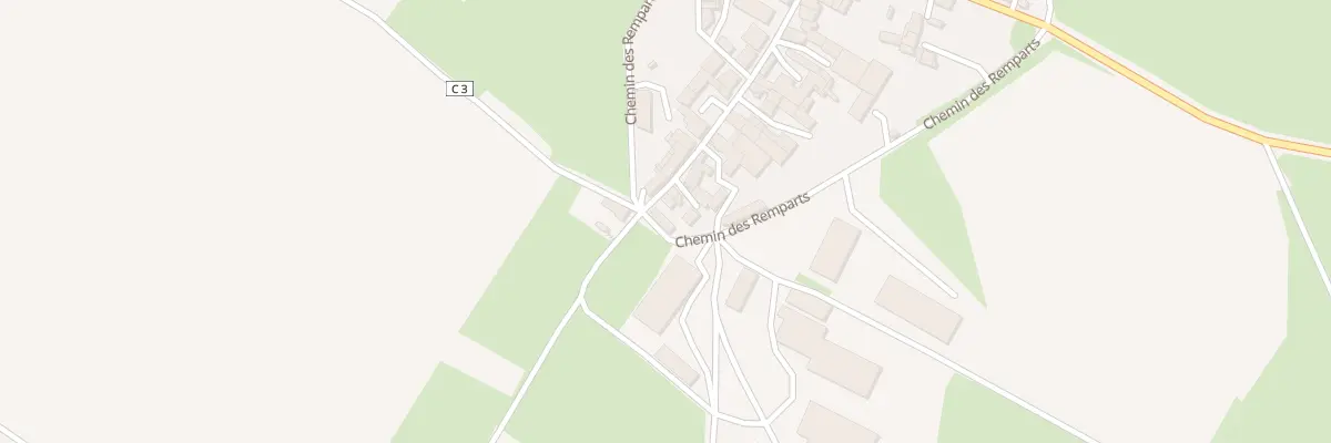 Plan du 1 Che des Remparts à Fontaines-en-Duesmois