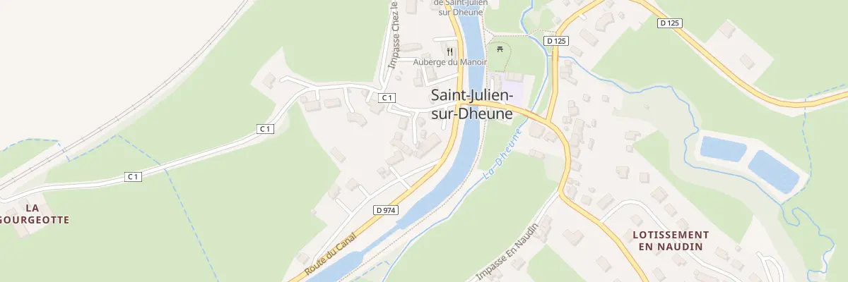 Plan du 5058 Le Bourg à Saint-Julien-sur-Dheune