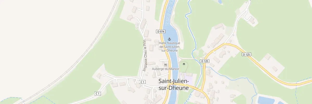 Plan du 1465 Rte du Canal à Saint-Julien-sur-Dheune