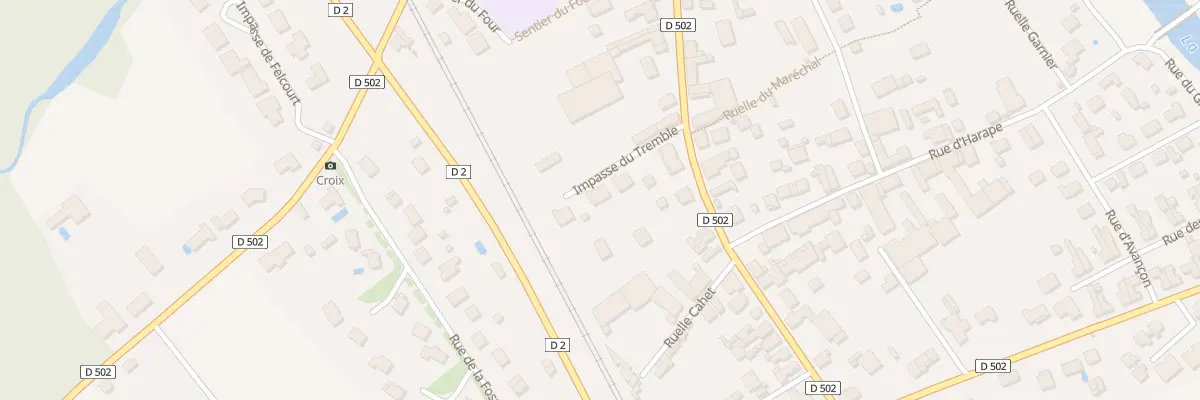 Plan du 76 Imp du Tremble à Loisy-sur-Marne