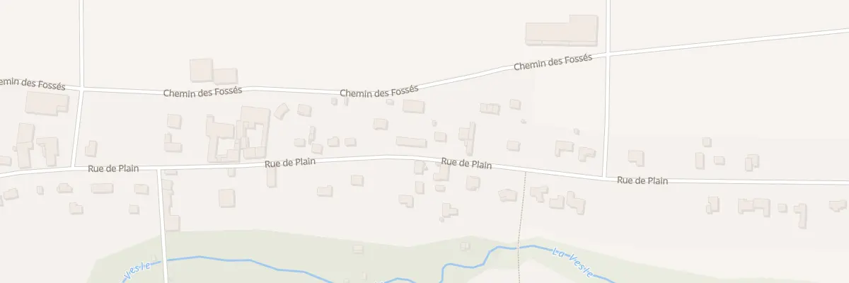 Plan du 299 Rue de Plain à Courtisols