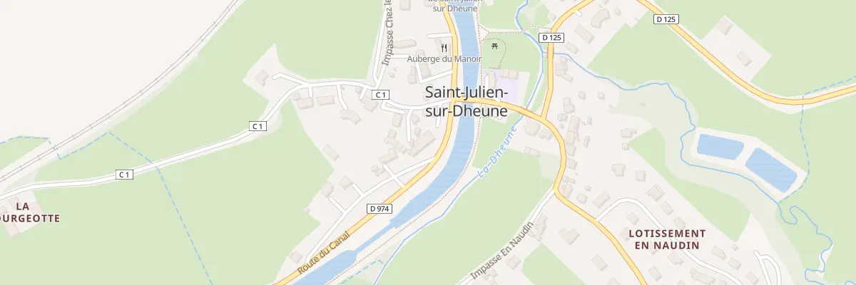 Plan du 5061 Le Bourg à Saint-Julien-sur-Dheune