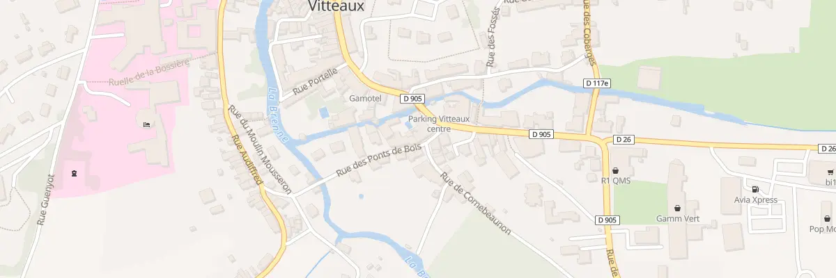 Plan du 6 Rue des Ponts de Bois à Vitteaux