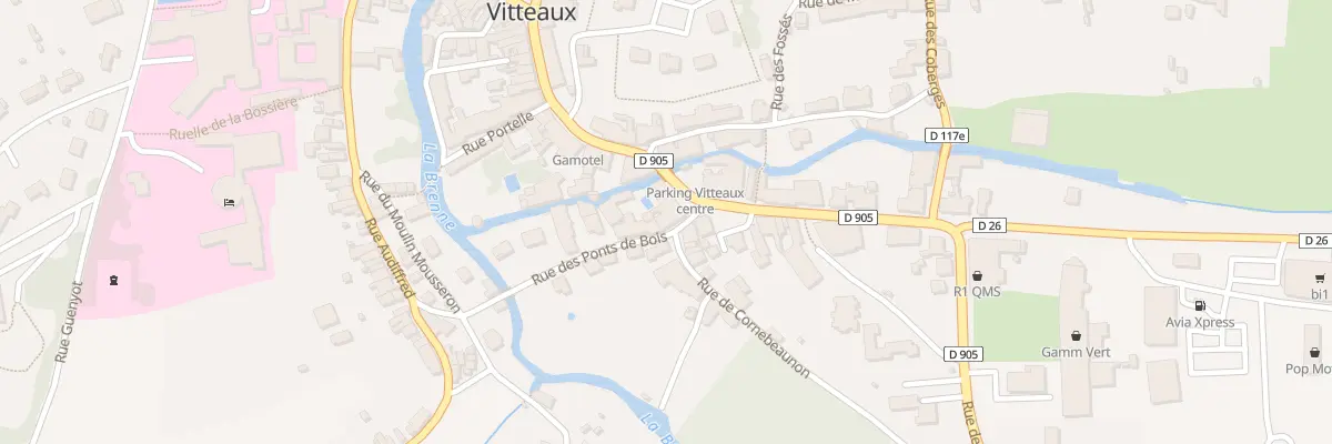 Plan du 4 Rue des Ponts de Bois à Vitteaux