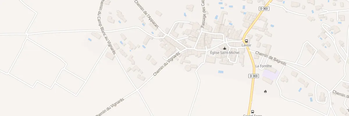 Plan du 5075A Che du Vignarès à Saint-Michel-d’Euzet