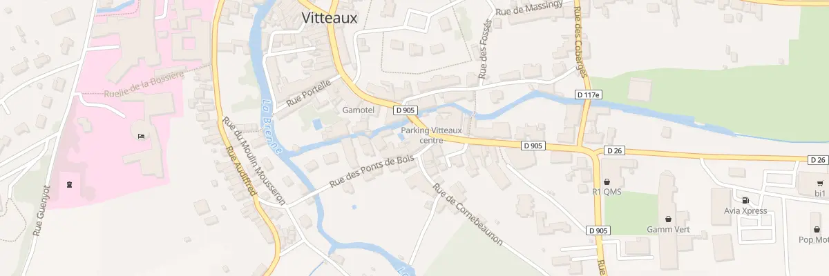 Plan du 4 Pl Aristide Briand à Vitteaux