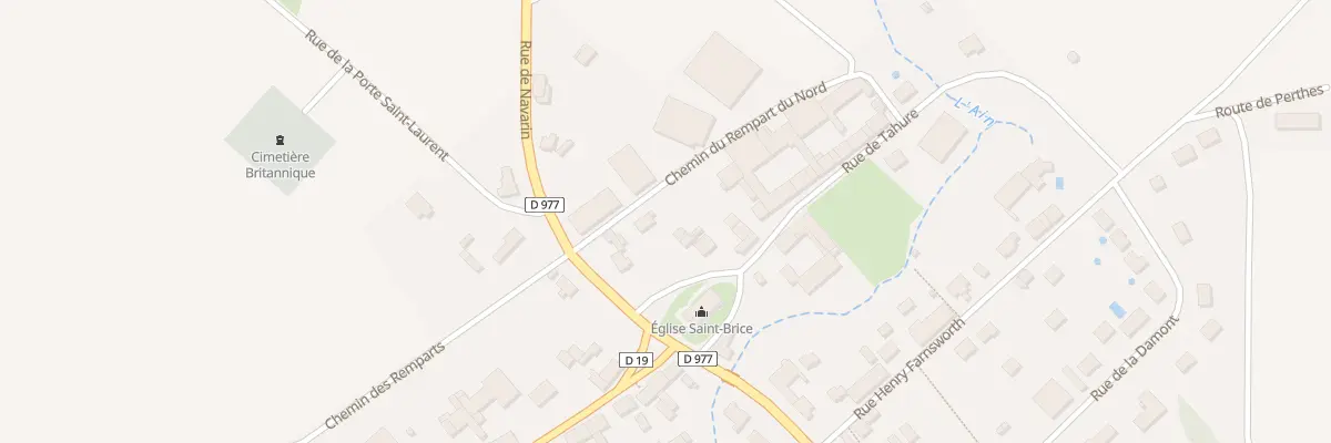 Plan du 1 Rue de Tahure à Souain-Perthes-lès-Hurlus