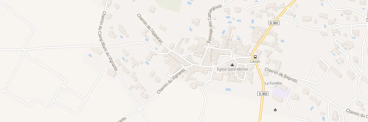Plan du 5156 Rue de la Mairie à Saint-Michel-d’Euzet