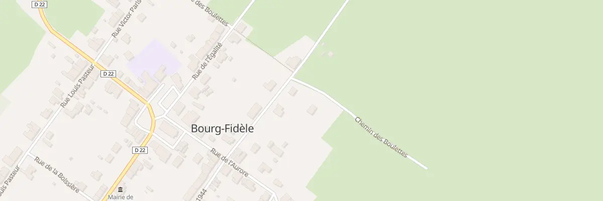 Plan du 26 Rue du 27 Mai 1944 à Bourg-Fidèle