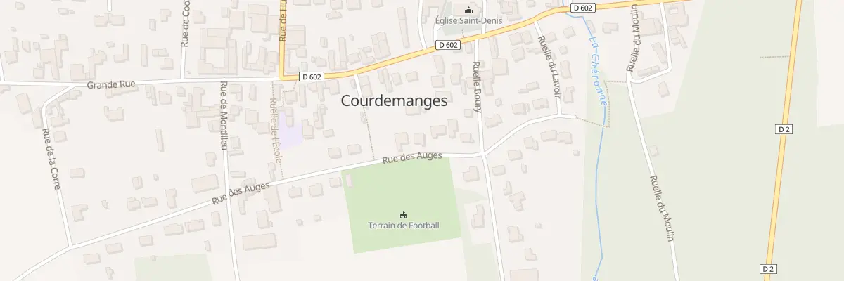 Plan du 14 Rue des Auges à Courdemanges