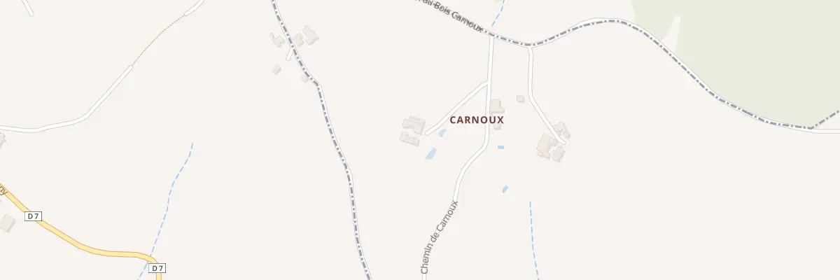 Plan du 783 Che de Carnoux à Savigny