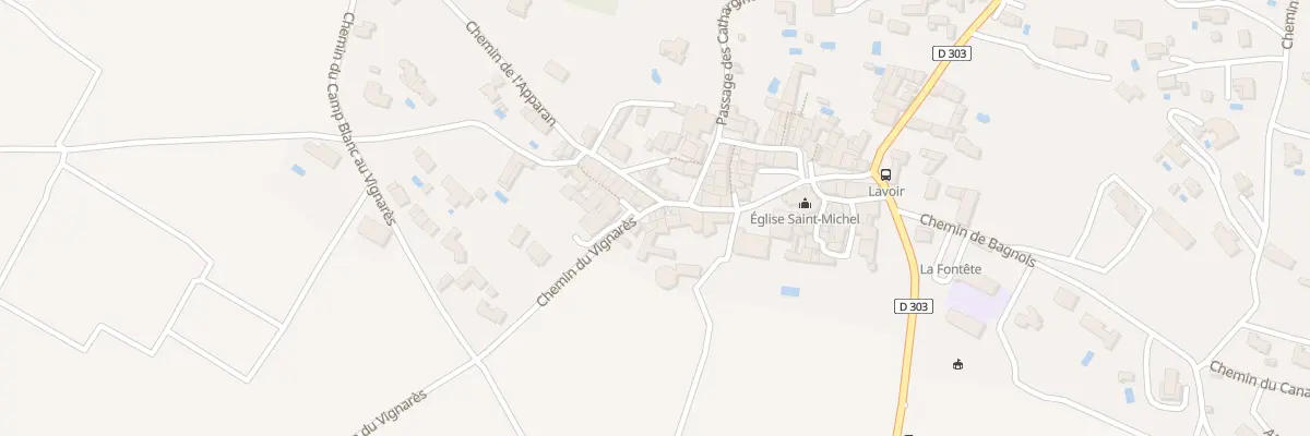 Plan du 5074 Che du Vignarès à Saint-Michel-d’Euzet