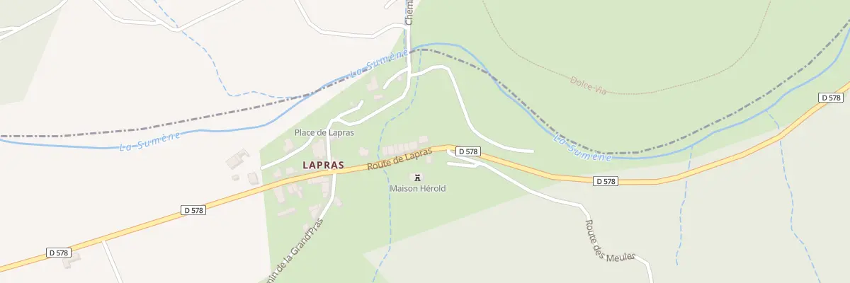 Plan du 1130 Rte de Lapras à Saint-Basile
