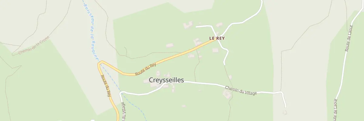 Plan du 6020 Le Village à Creysseilles