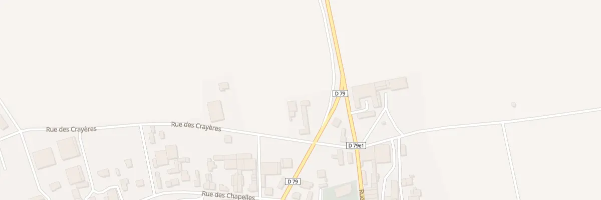 Plan du 15 Rue des Crayères à Bussy-le-Château