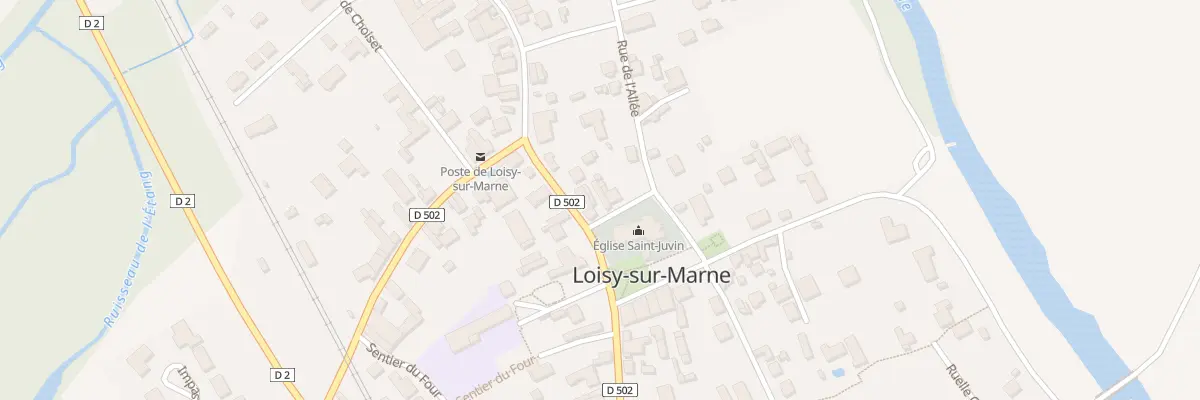 Plan du 2 Rue Saint-Juvin à Loisy-sur-Marne