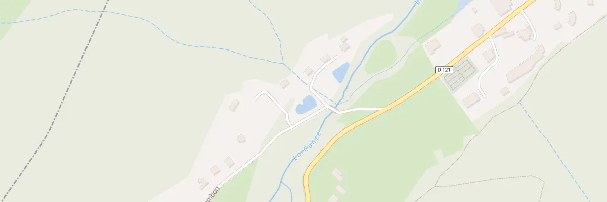Plan du 102 Rte du Chambon à Vocance