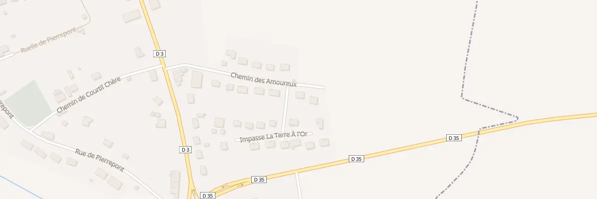 Plan du 20 Che des Amoureux à Launois-sur-Vence