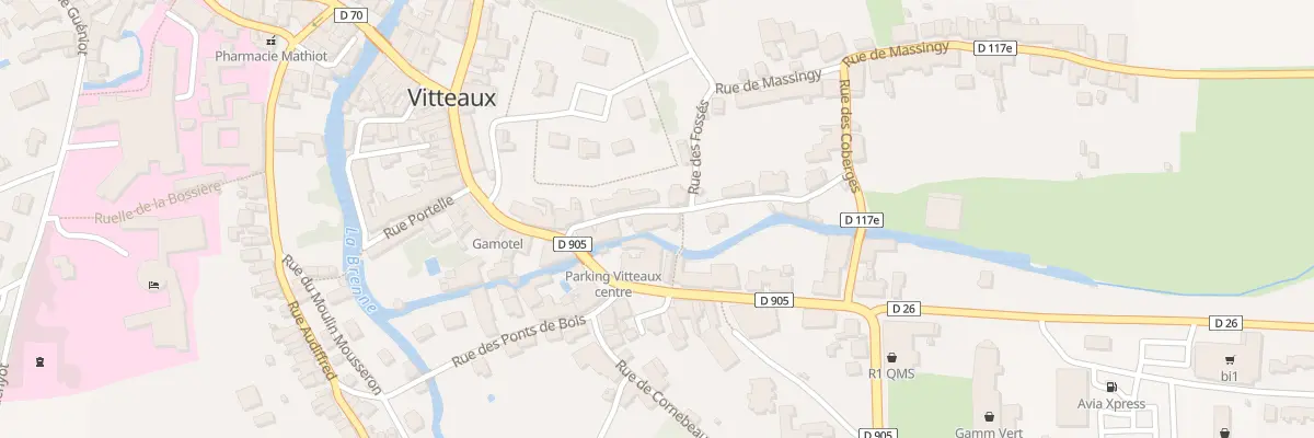 Plan du 6 Rue du Grenier à Sel à Vitteaux