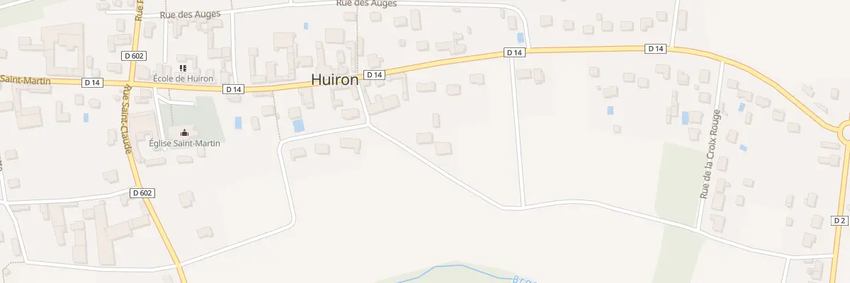 Plan du 37C Rue Saint-Martin à Huiron