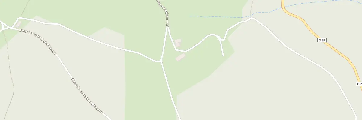 Plan du 5057 Champet à Thélis-la-Combe