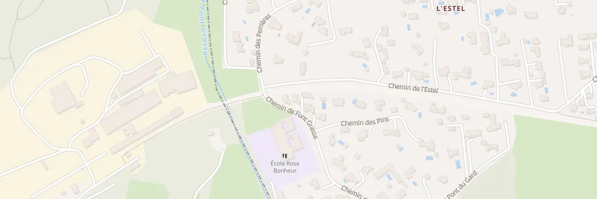 Plan du 8B Che de Font Grasse à Castillon-du-Gard