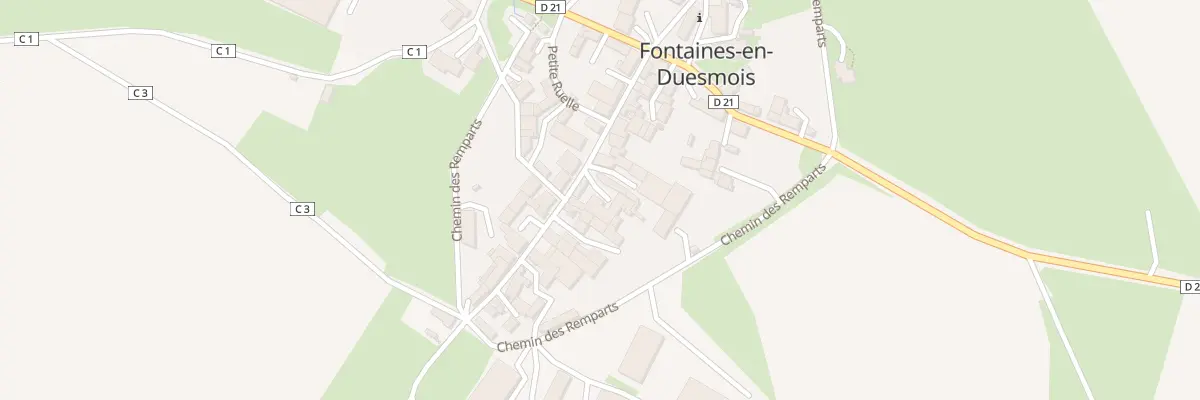 Plan du 15A Vc La Grande Rue à Fontaines-en-Duesmois