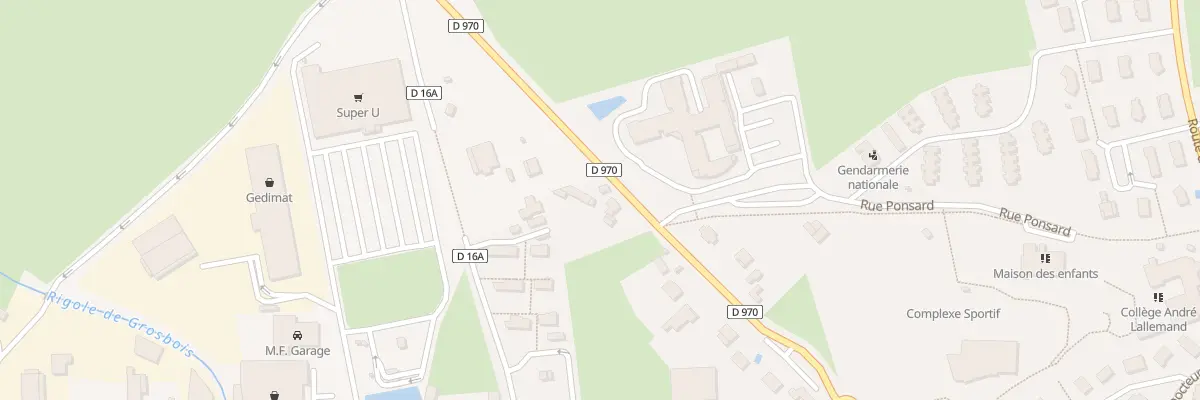 Plan du 17 Rue de la Gare à Pouilly-en-Auxois
