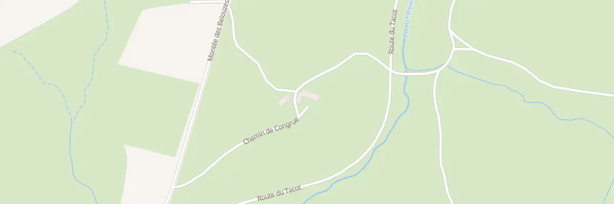 Plan du 240 Che de Congrue à Deux-Grosnes