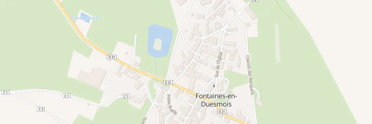 Plan du 3A Rue de la Porte aux Meuniers à Fontaines-en-Duesmois