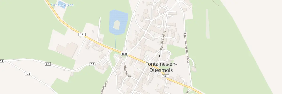 Plan du 2A Rue de la Porte aux Meuniers à Fontaines-en-Duesmois