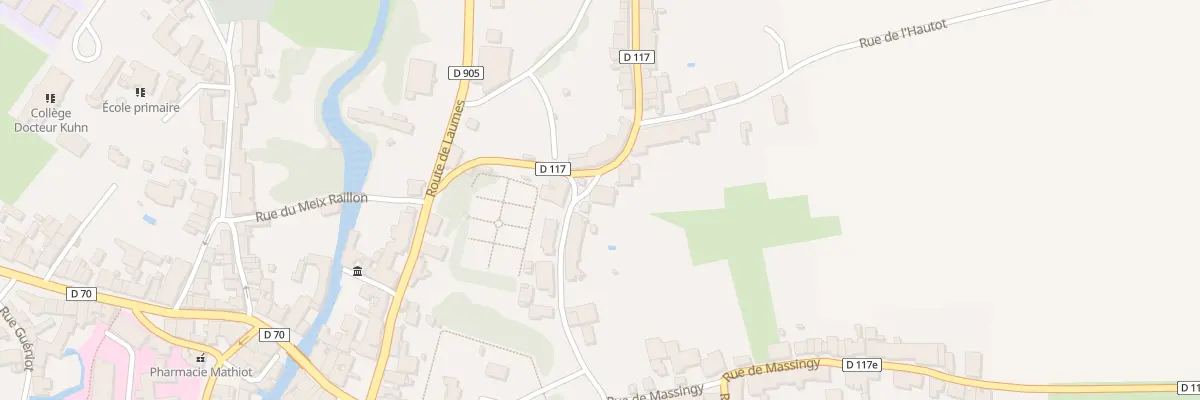 Plan du 4 Rue de Cessey à Vitteaux