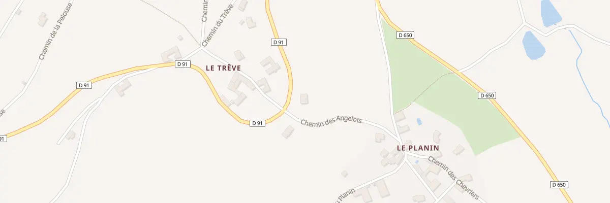 Plan du 5155 Le Treve à Bibost
