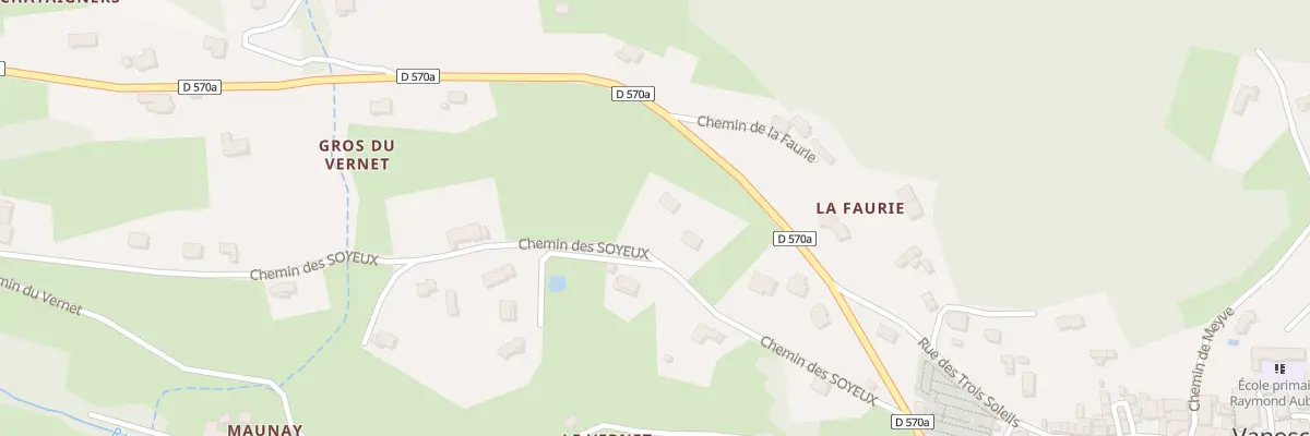 Plan du 5343 Cros du Vernet à Vanosc