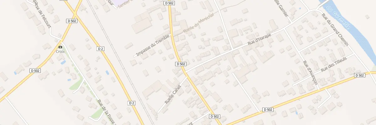 Plan du 2 Rue d’Harape à Loisy-sur-Marne
