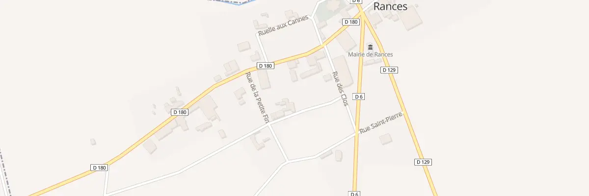 Plan du 4 Che du Derriere Les Clos à Rances