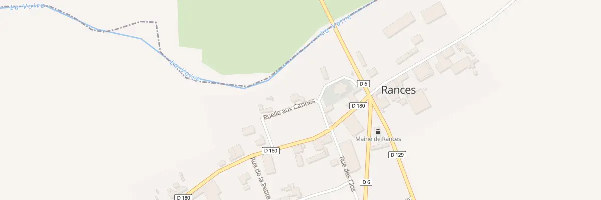 Plan du 2 Rle aux Canes à Rances