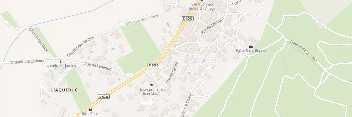 Plan du 24 Pl du Calvaire à Saint-Bonnet-du-Gard