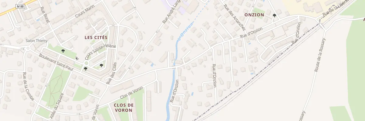 Plan du 5 Rue d’Onzion à L’Horme