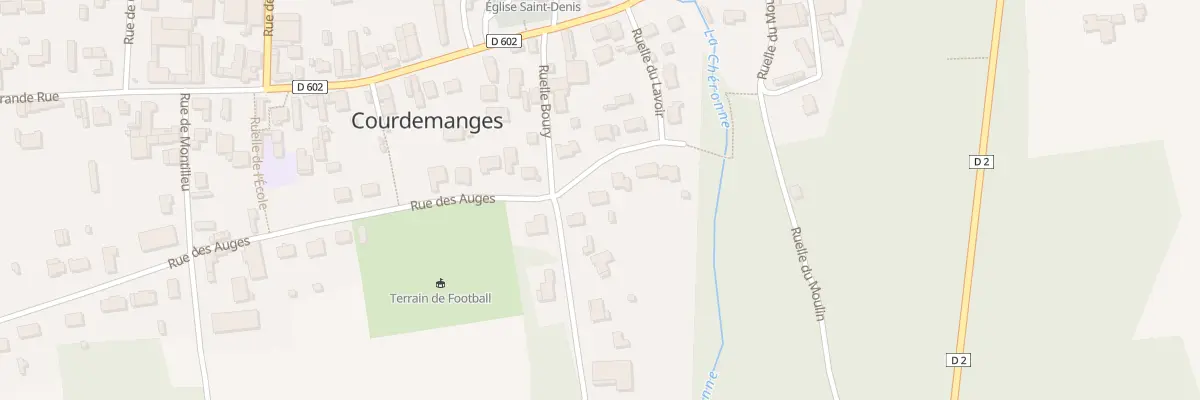 Plan du 7 Rue des Auges à Courdemanges