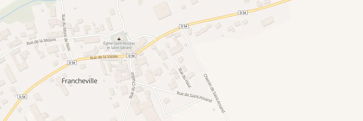 Plan du 10 Rue de Saint Amand à Francheville